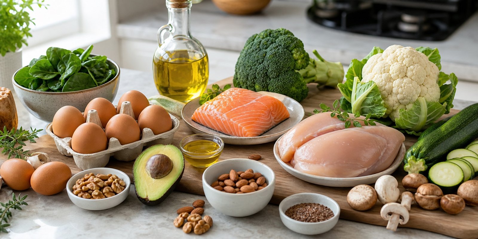 Checklist de compras para alimentos permitidos na cetogênica