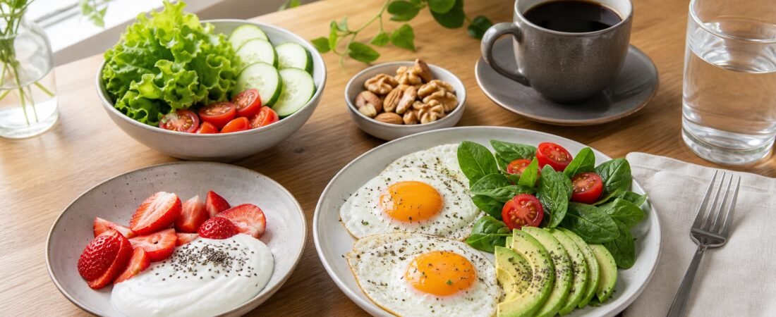 Método proteína-volume para café da manhã low carb sem erro