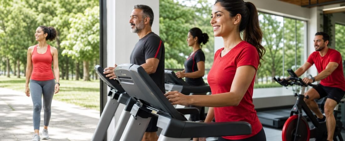 Semáforo da intensidade do cardio para o coração seguro