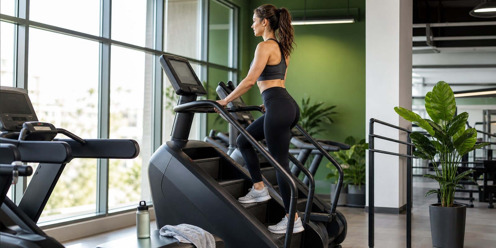 Cardio na Escada da Academia: Como Secar Rápido