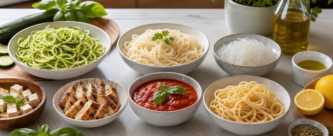 Massas Low Carb: Opções Saudáveis de Espaguete Fit