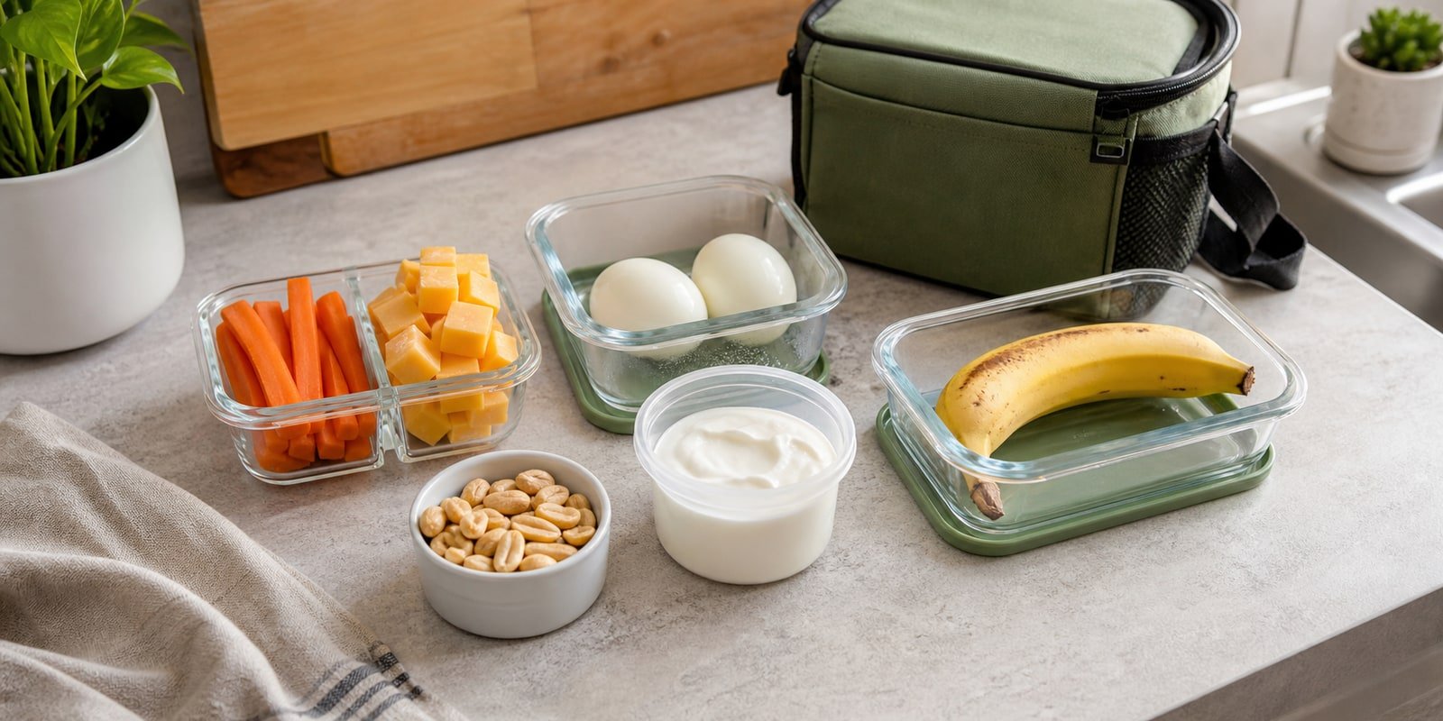 Snacks Rápidos para Marmita Fitness de Lanche