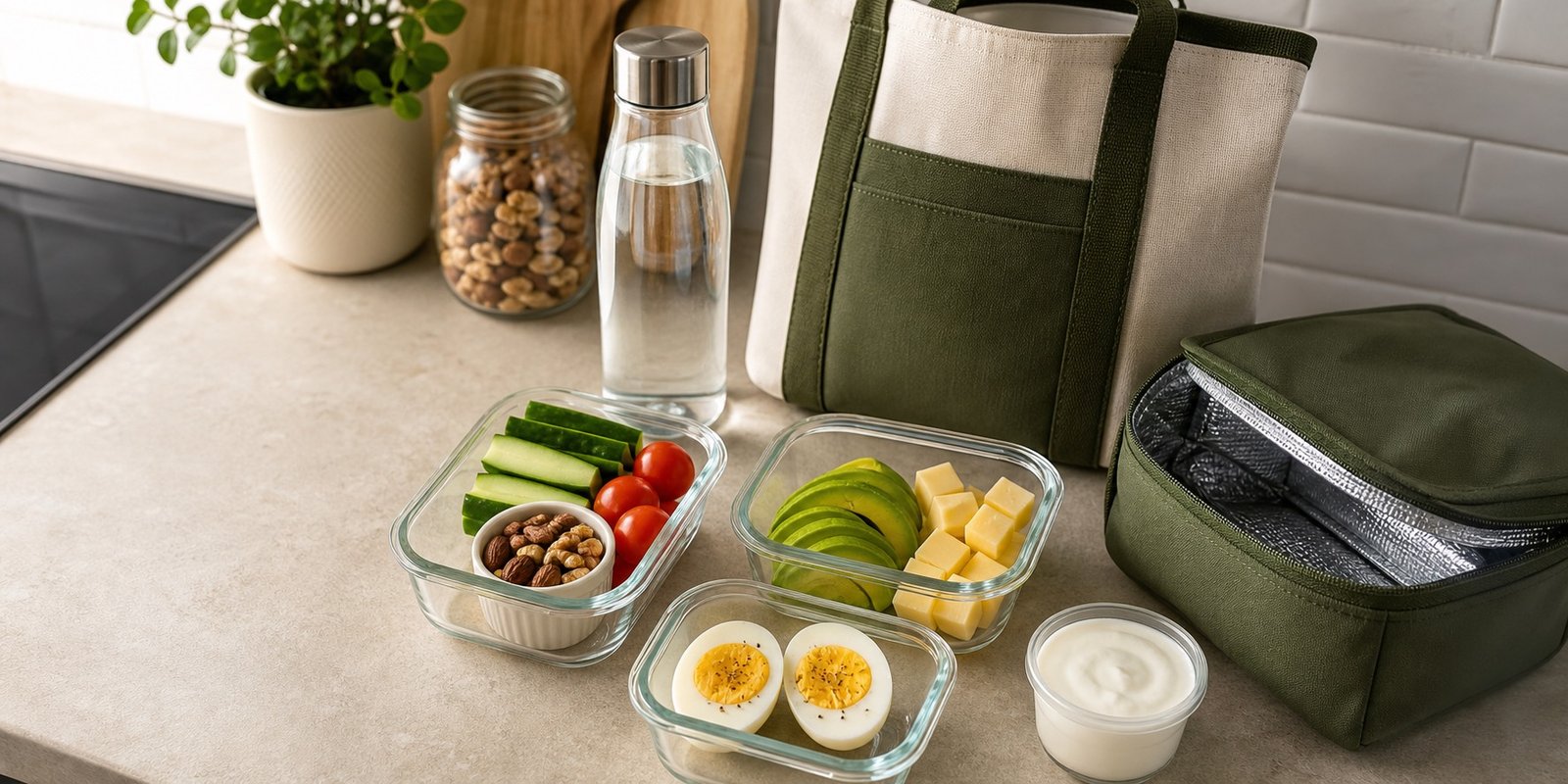 Lanches Low Carb Rápidos para Levar ao Trabalho