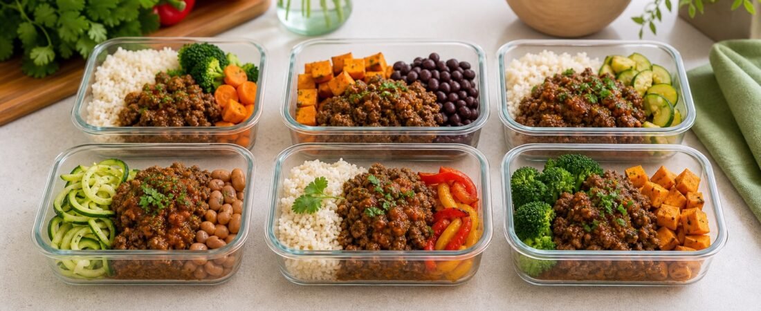 Marmita Fitness de Carne Moída Muito Saborosa