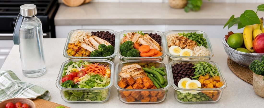 Como economizar com marmita fitness semanal e modelo do pote
