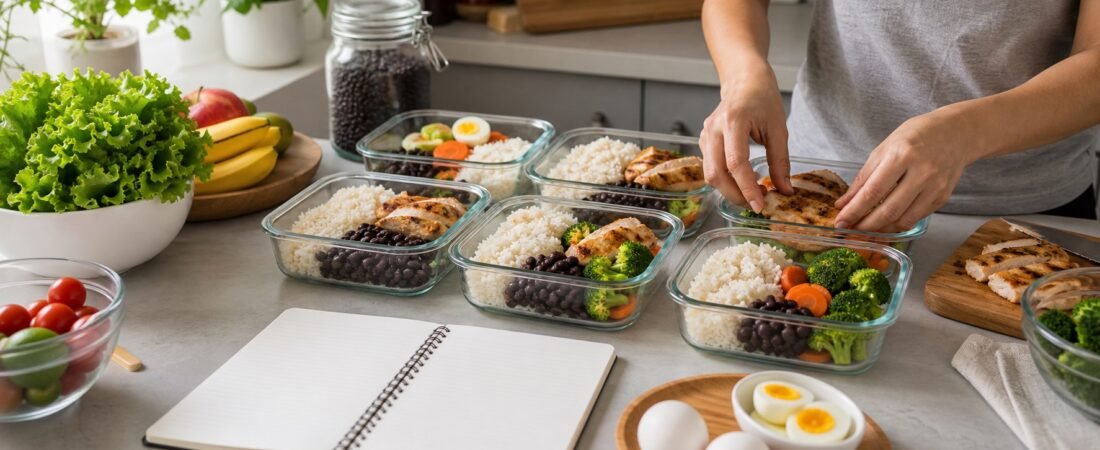 Método 3+2 para organizar marmitas fitness na semana
