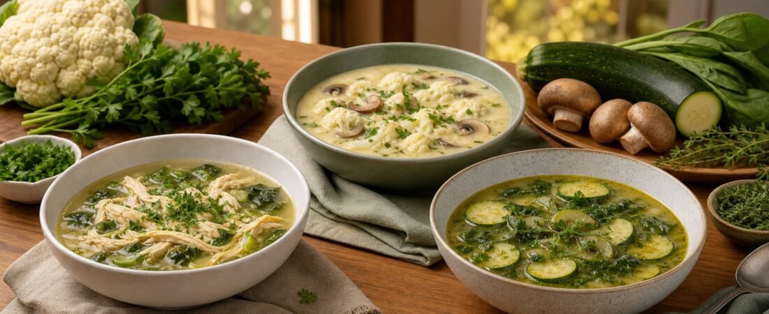 Sopa Low Carb para o Jantar: Receitas Práticas