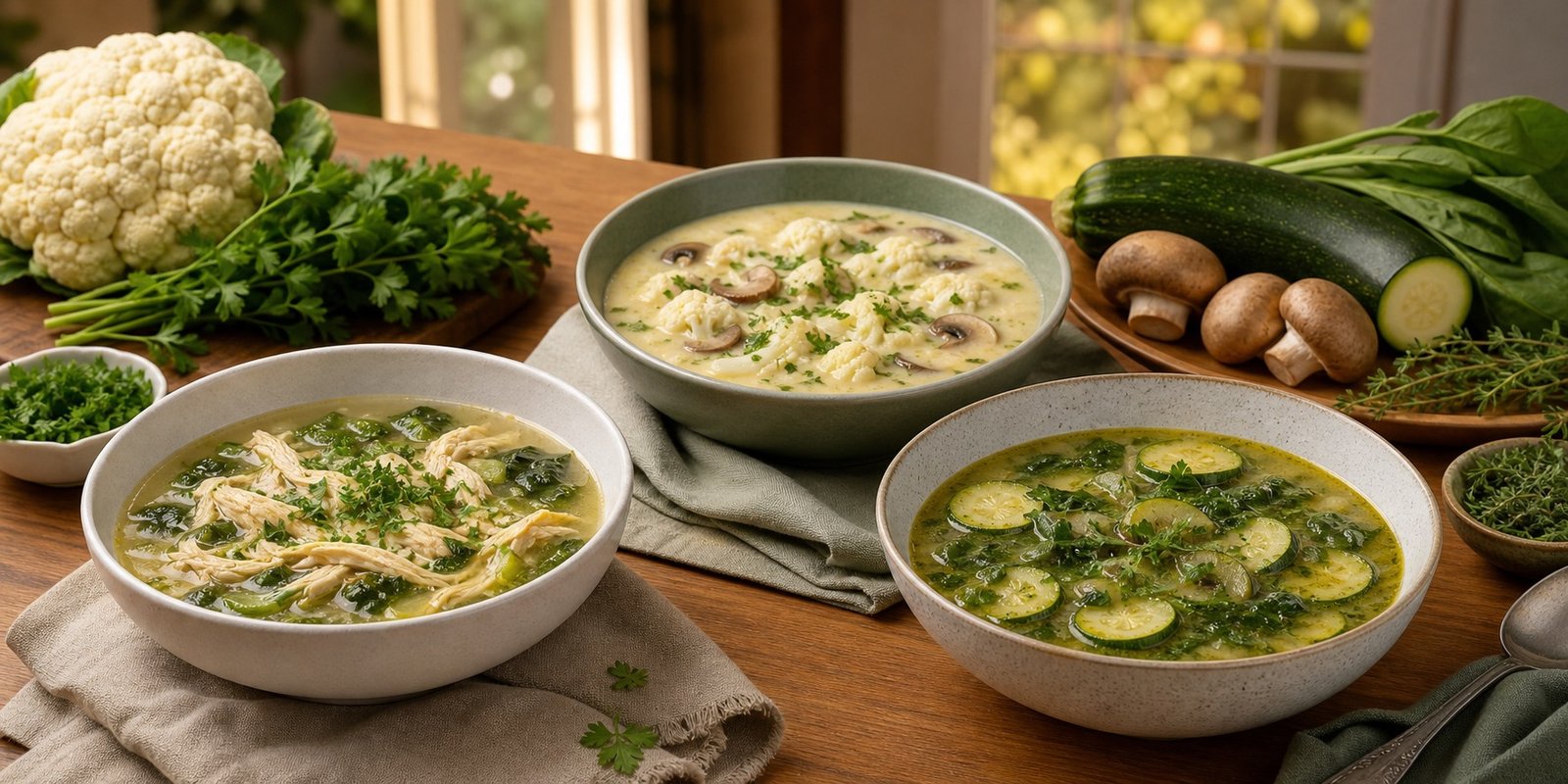 Sopa Low Carb para o Jantar: Receitas Práticas