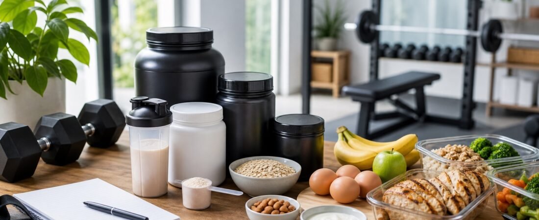 Framework de suplementos para ganhar massa muscular sem hype
