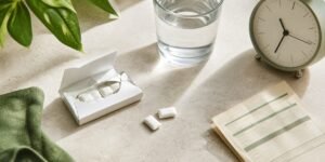 Chiclete sem açúcar quebra o jejum? Embalagem, água, relógio e rótulo ajudam a decidir.