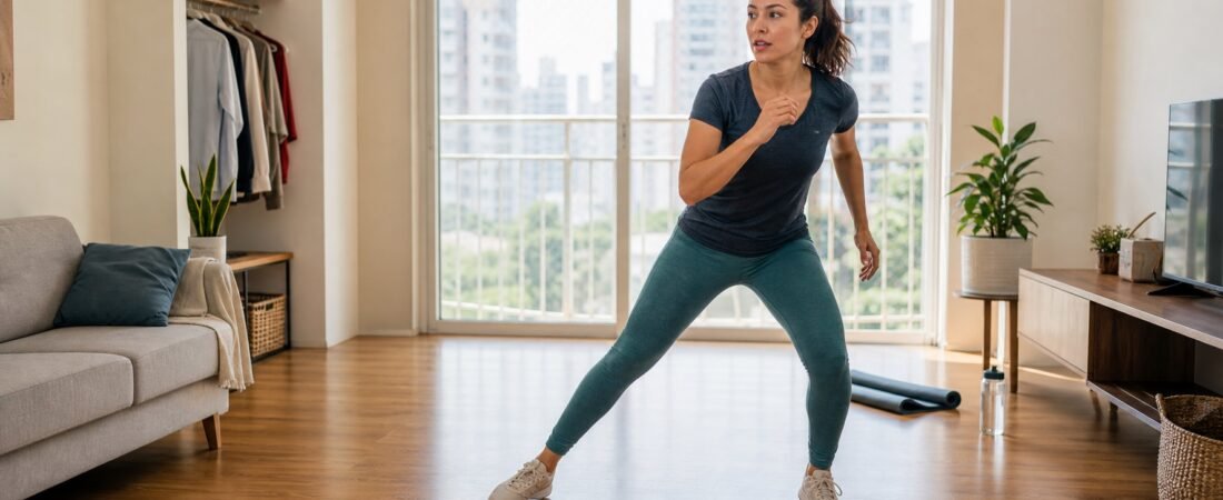 Cardio em Casa de 20 Minutos: Plano para Suar sem Exagero