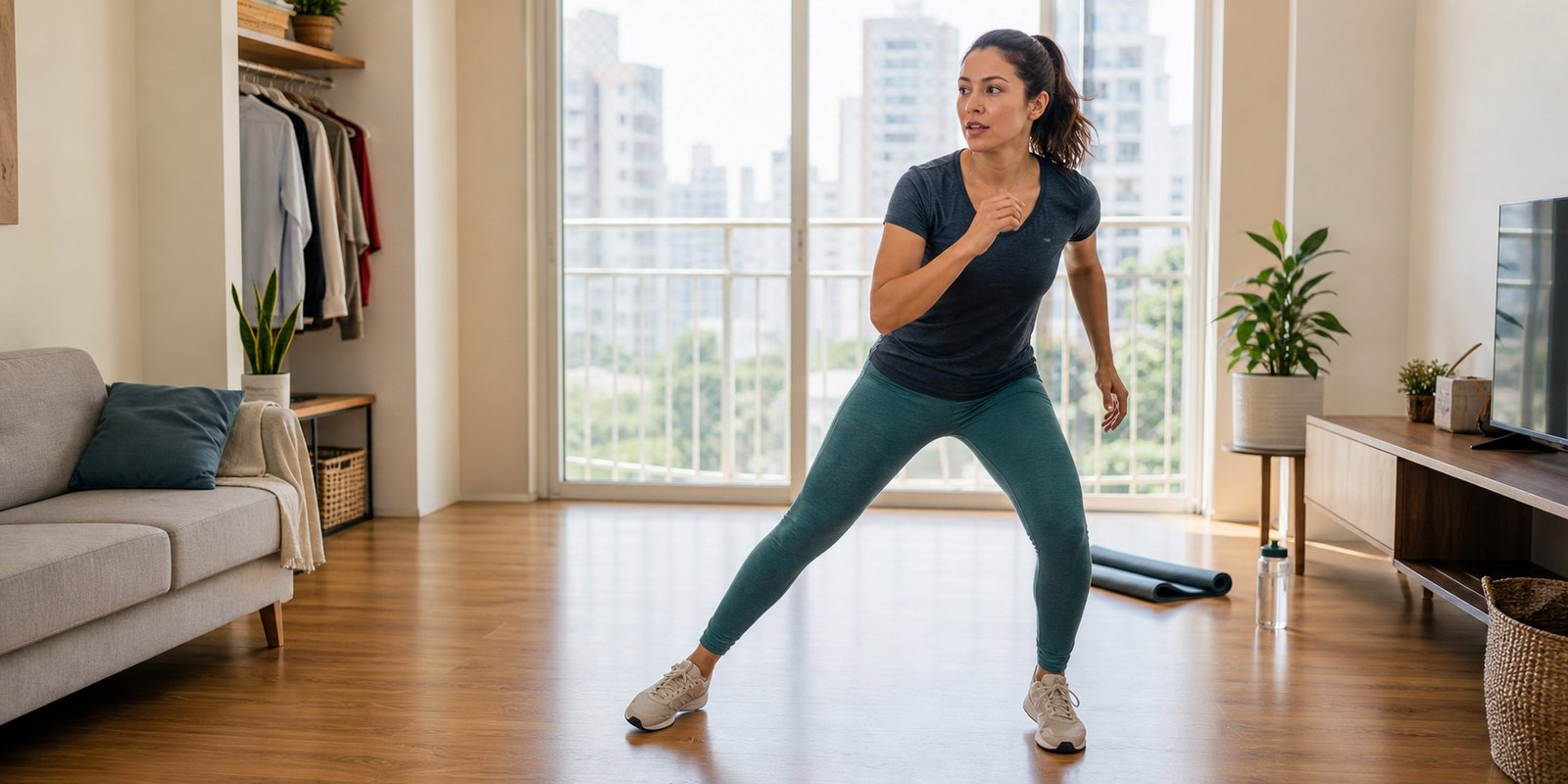 Cardio em Casa de 20 Minutos: Plano para Suar sem Exagero