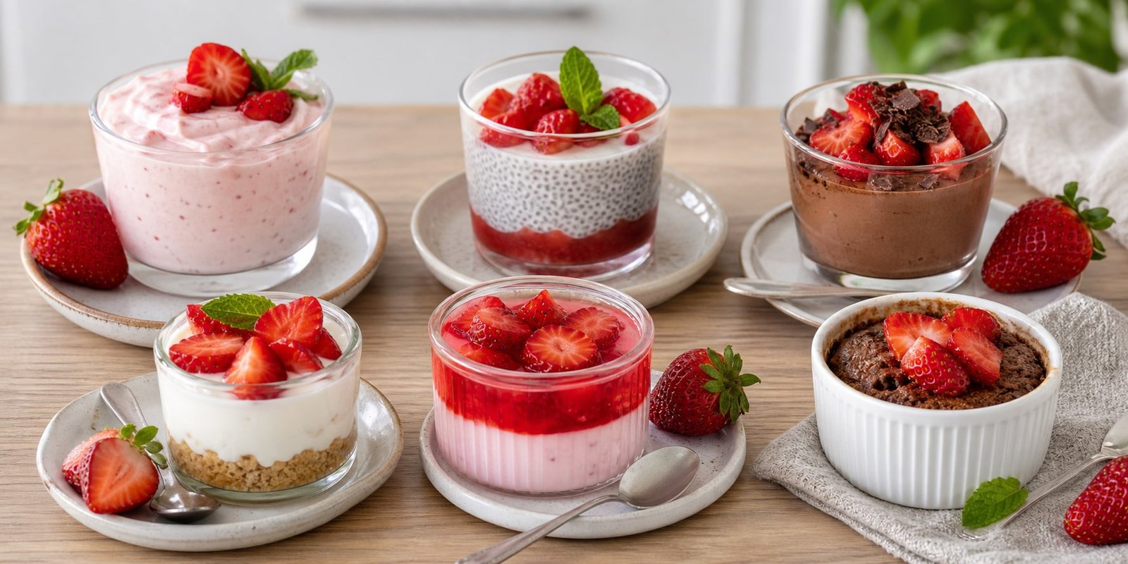 Sobremesas Low Carb com Morango: 6 Receitas Práticas